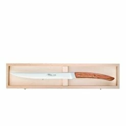 Coffret Hêtre Couteau à Pain Le Thiers® Manche Bois D'olivier