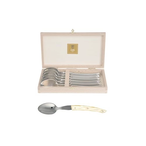Coffret Hêtre 6 Cuillère à Soupe Le Thiers® Manche Nacrine 3 Coffret Hêtre 6 Cuillère à Soupe Le Thiers® Manche Nacrine
