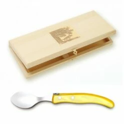 LA GRANDE COUTELLERIE Soldes -LA GRANDE COUTELLERIE Soldes coffret hetre 6 cuilleres a cafe berlingot manche nacrine 1