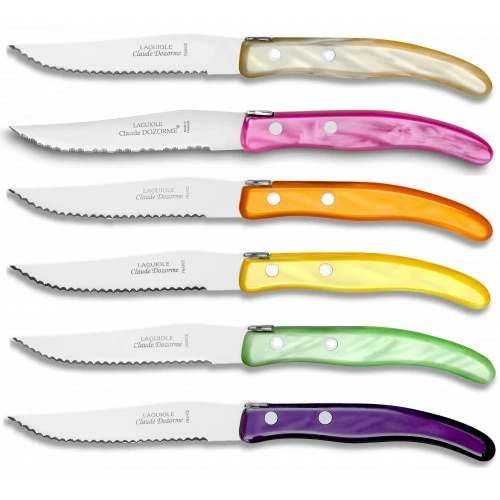 Coffret Hêtre Berlingot 12 Couteaux Manche Nacrine Panachée 7 Coffret Hêtre Berlingot 12 Couteaux Manche Nacrine Panachée -LA GRANDE COUTELLERIE Soldes coffret hetre berlingot 6 couteaux et 6 fourchettes manche resine 10