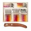 Coffret Hêtre Berlingot Ménagère 24P Manche Bois -LA GRANDE COUTELLERIE Soldes coffret hetre berlingot 6 couteaux et 6 fourchettes manche resine 9