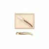 Coffret Lancette à Huître Laguiole Mitre Laiton -LA GRANDE COUTELLERIE Soldes coffret lancette a huitre super laguiole mitre laiton