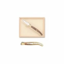 Coffret Lancette à Huître Laguiole Mitre Laiton