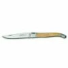 Couteau De Poche Laguiole Traditionnel 9cm Manche Bois D'oliver Mitre Inox -LA GRANDE COUTELLERIE Soldes couteau de poche laguiole 9cm manche corne noire mitre laiton 1